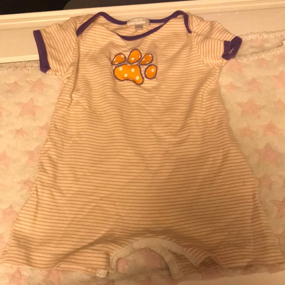 Clemson onesie
